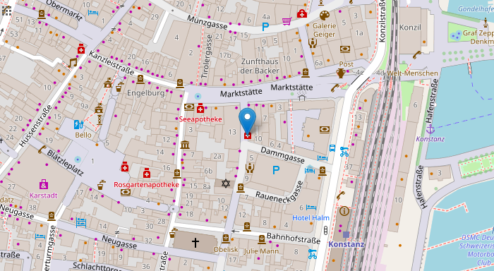 OpenStreetMaps Standort